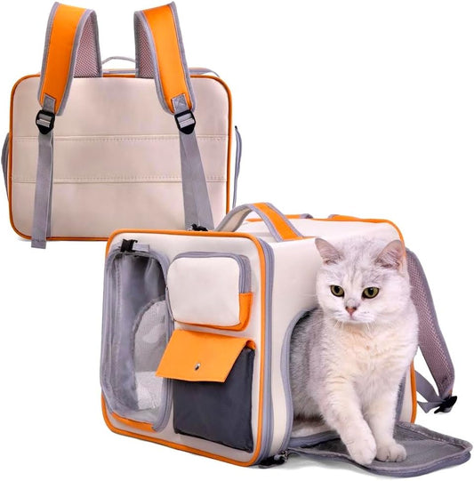 Soft Breathable Airline Approved Pet Carrier with Pockets Straps