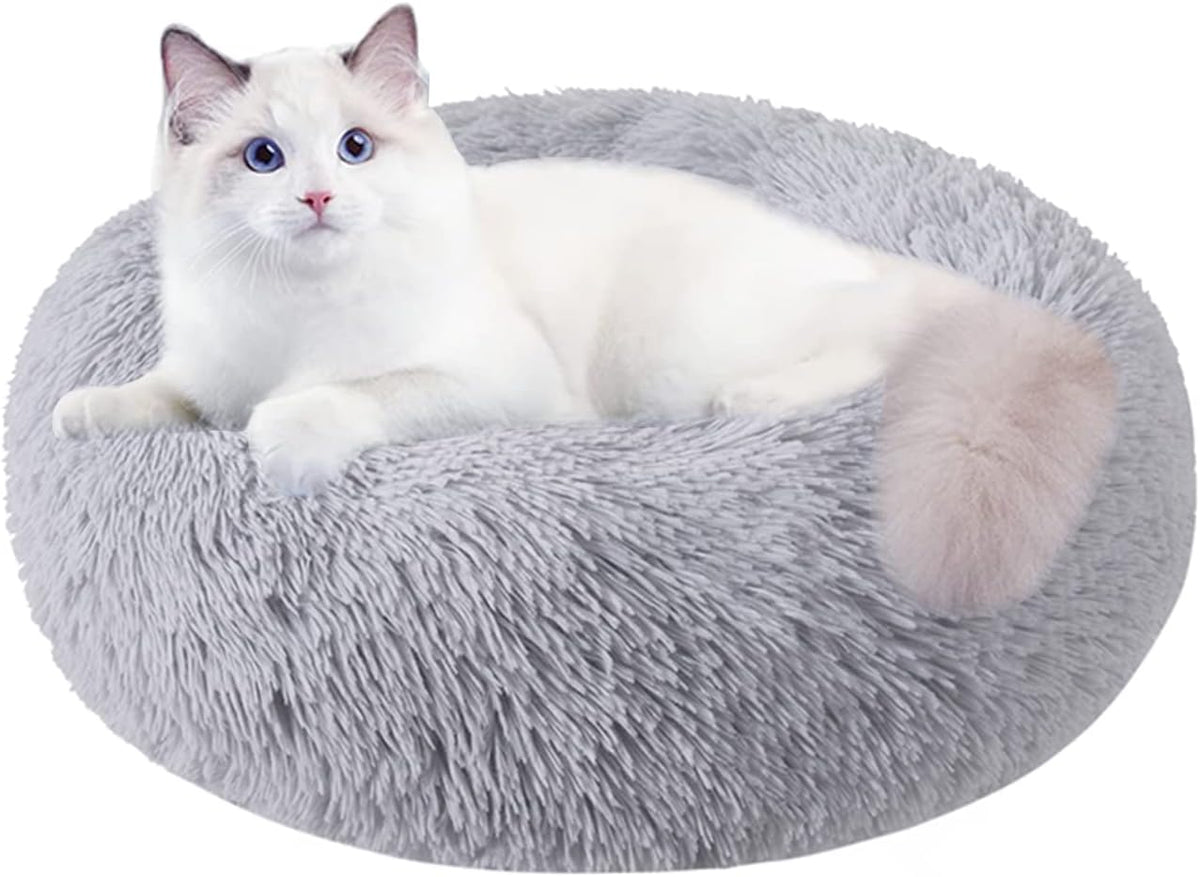 20" Washable Round Pet Bed Slip-Resistant Bottom