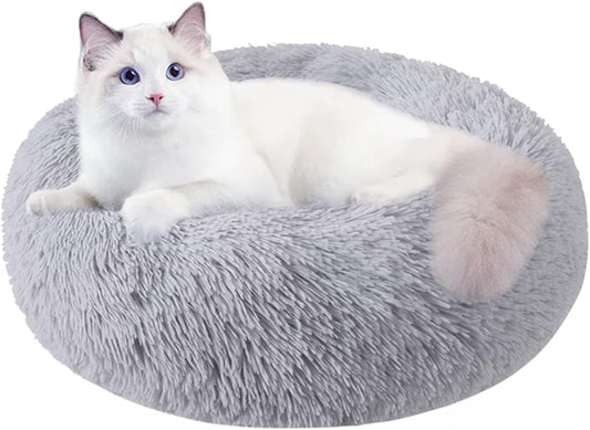 20" Washable Round Pet Bed Slip-Resistant Bottom