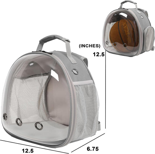 Grey Reptile Bearded Dragon Bubble Backpack Airline Approved