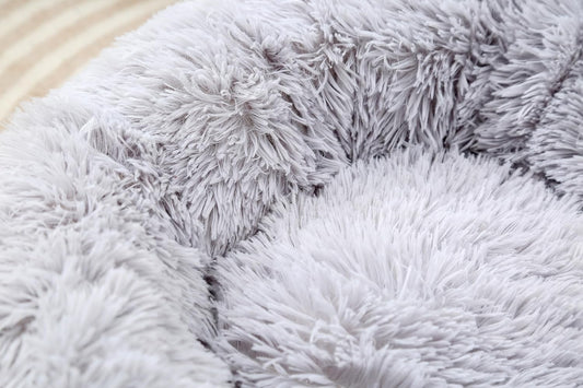 Doughnut Cat Dog Bed Round Soft for 3kg Pets