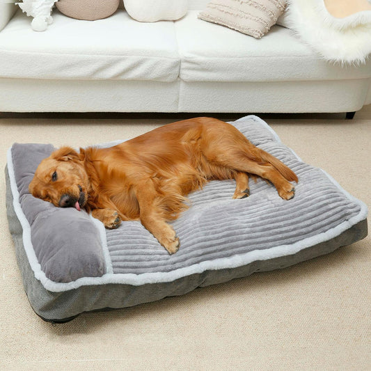 Large Sofa Dog Bed with Pillow for Crate Kennel